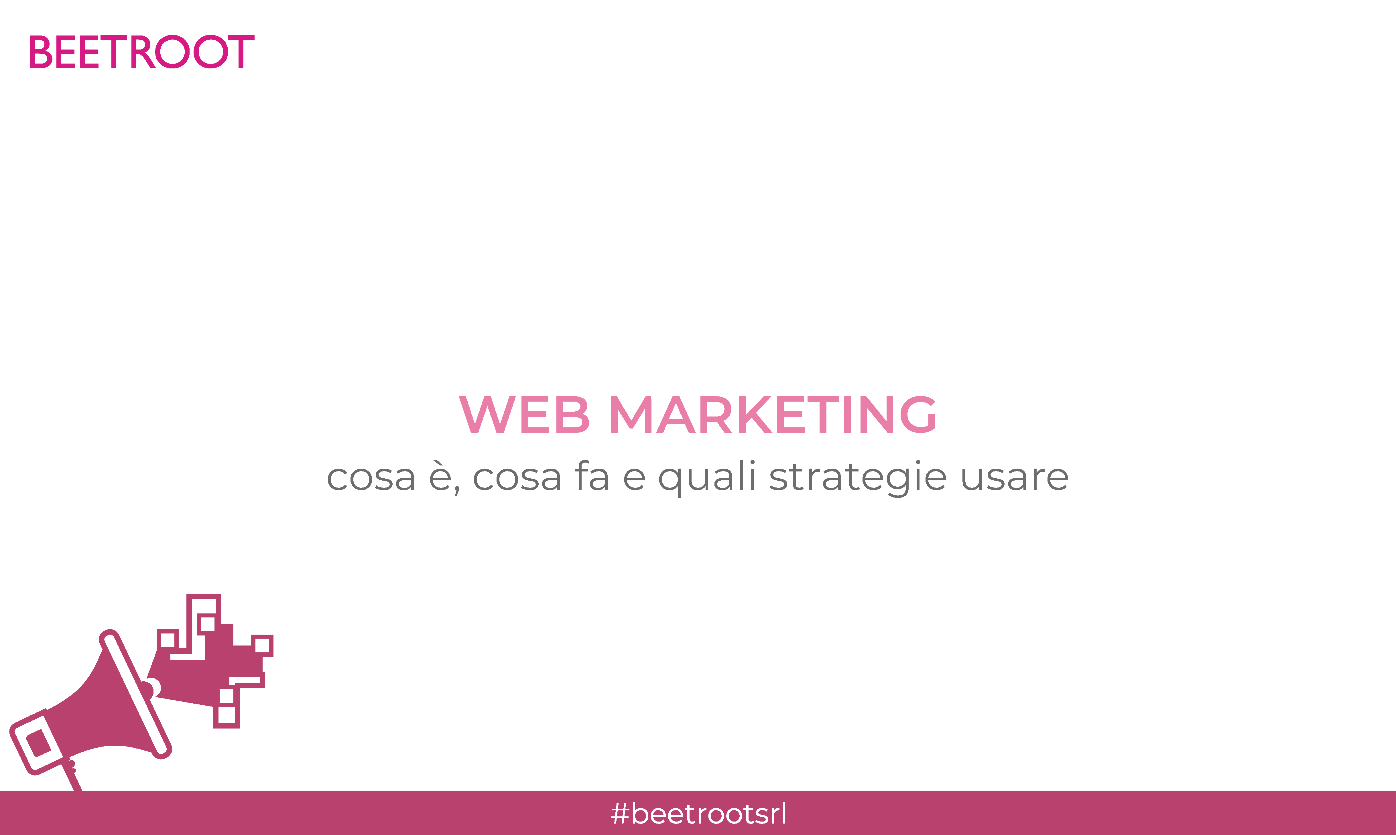 Web marketing | cosa è, cosa fa e quali strategie usare - Beetroot