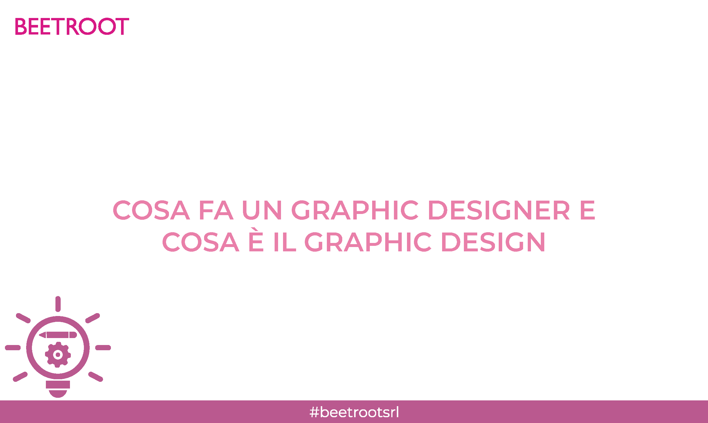 Cosa fa un graphic designer e cosa è il graphic design